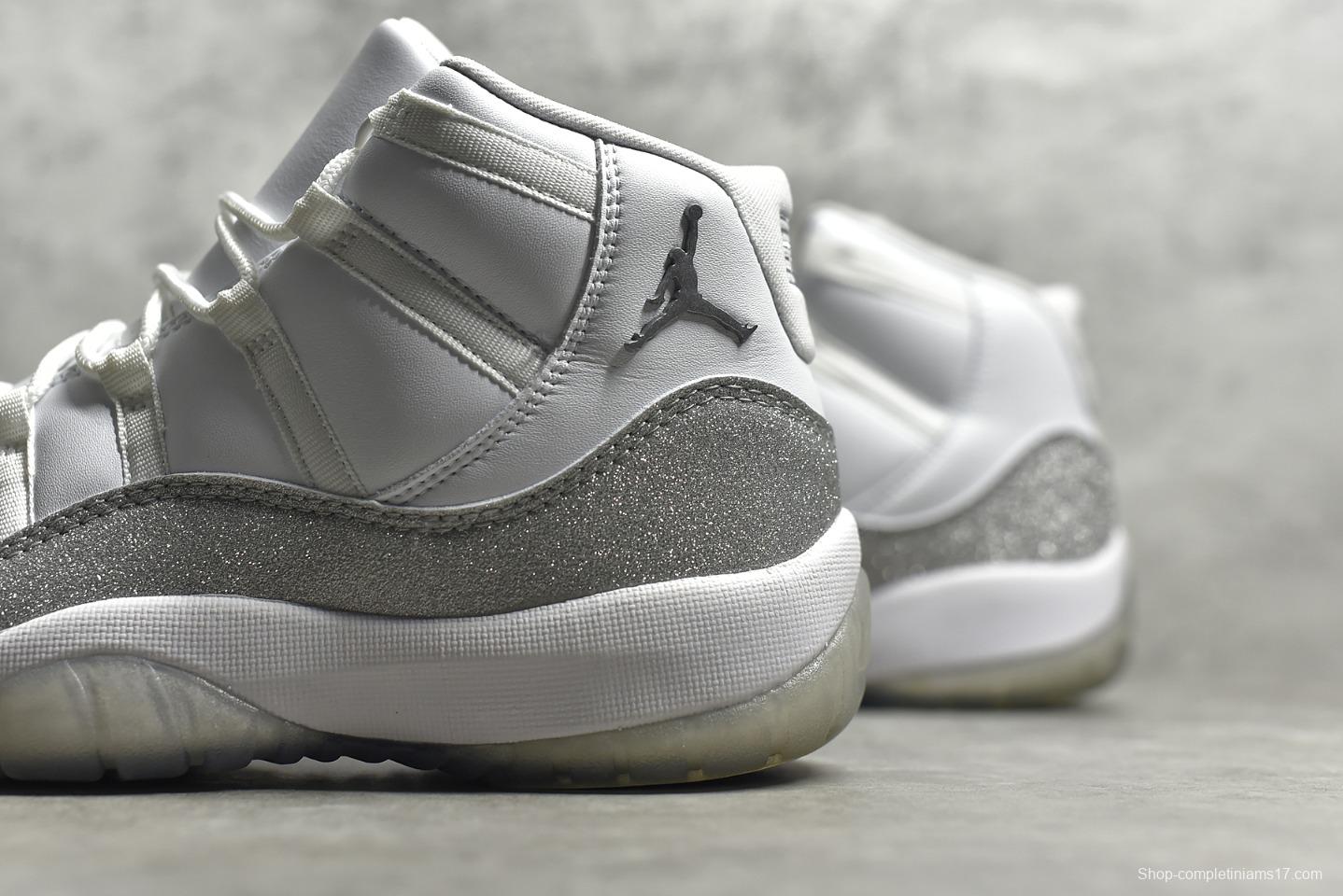 Jordan 11 Retro White Metallic Silver