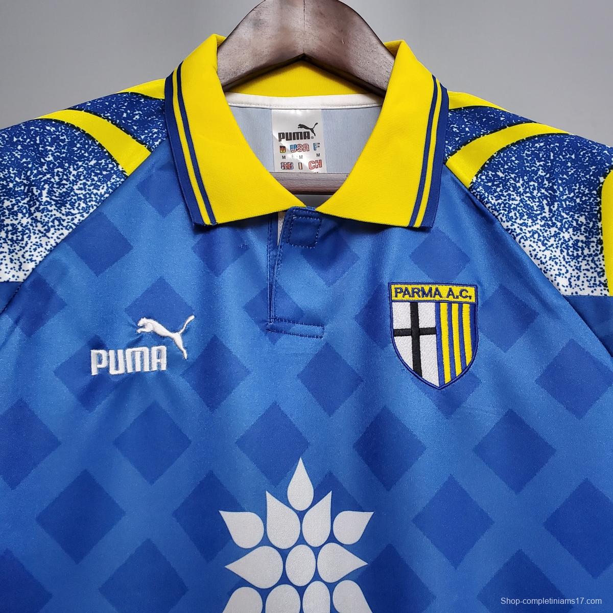 Retro Parma 95/97 Blue Soccer Jersey