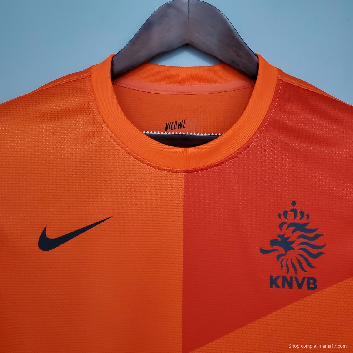 Retro Netherlands 2012 home Soccer Jersey