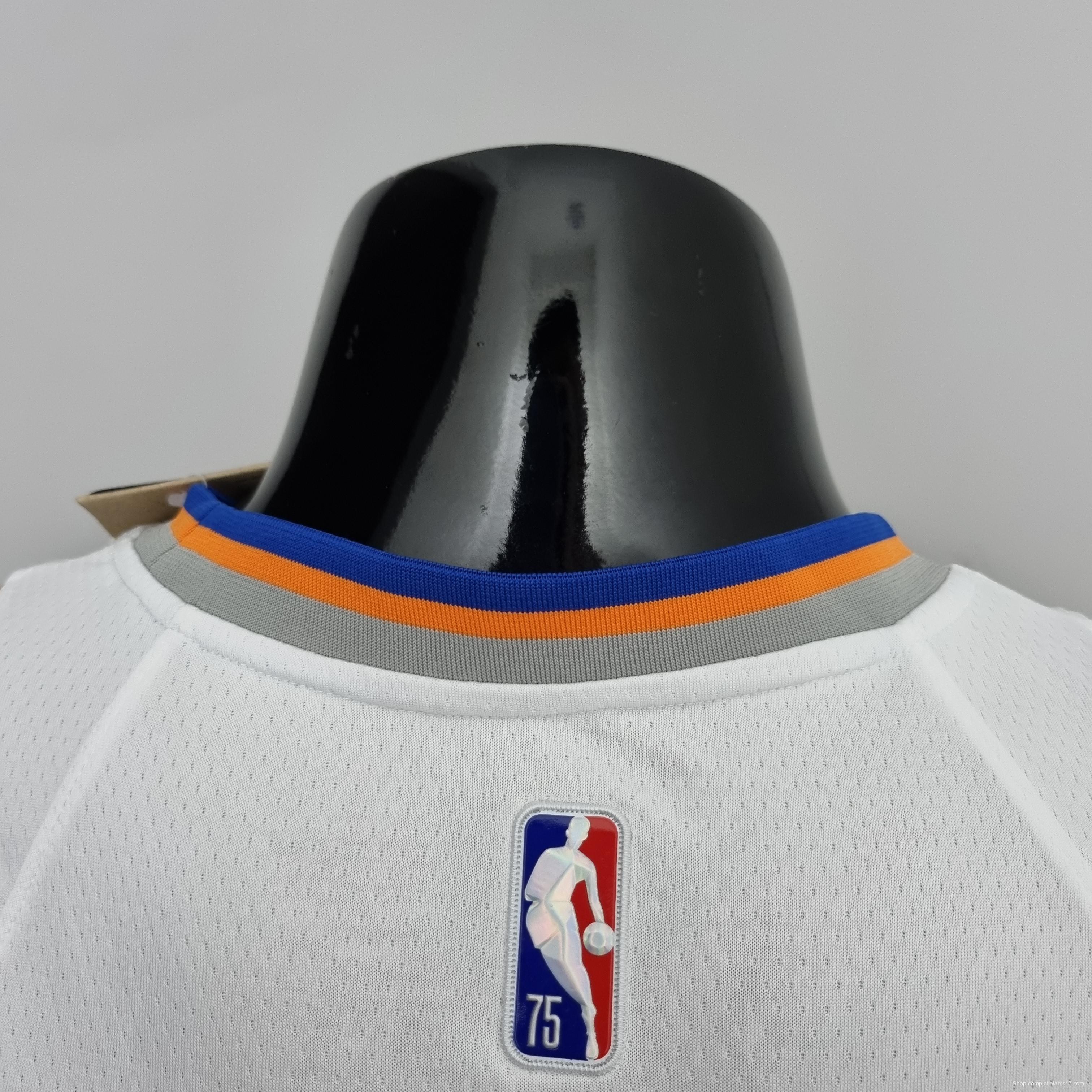 75th Anniversary Ross #4 New York Knicks White NBA Jersey