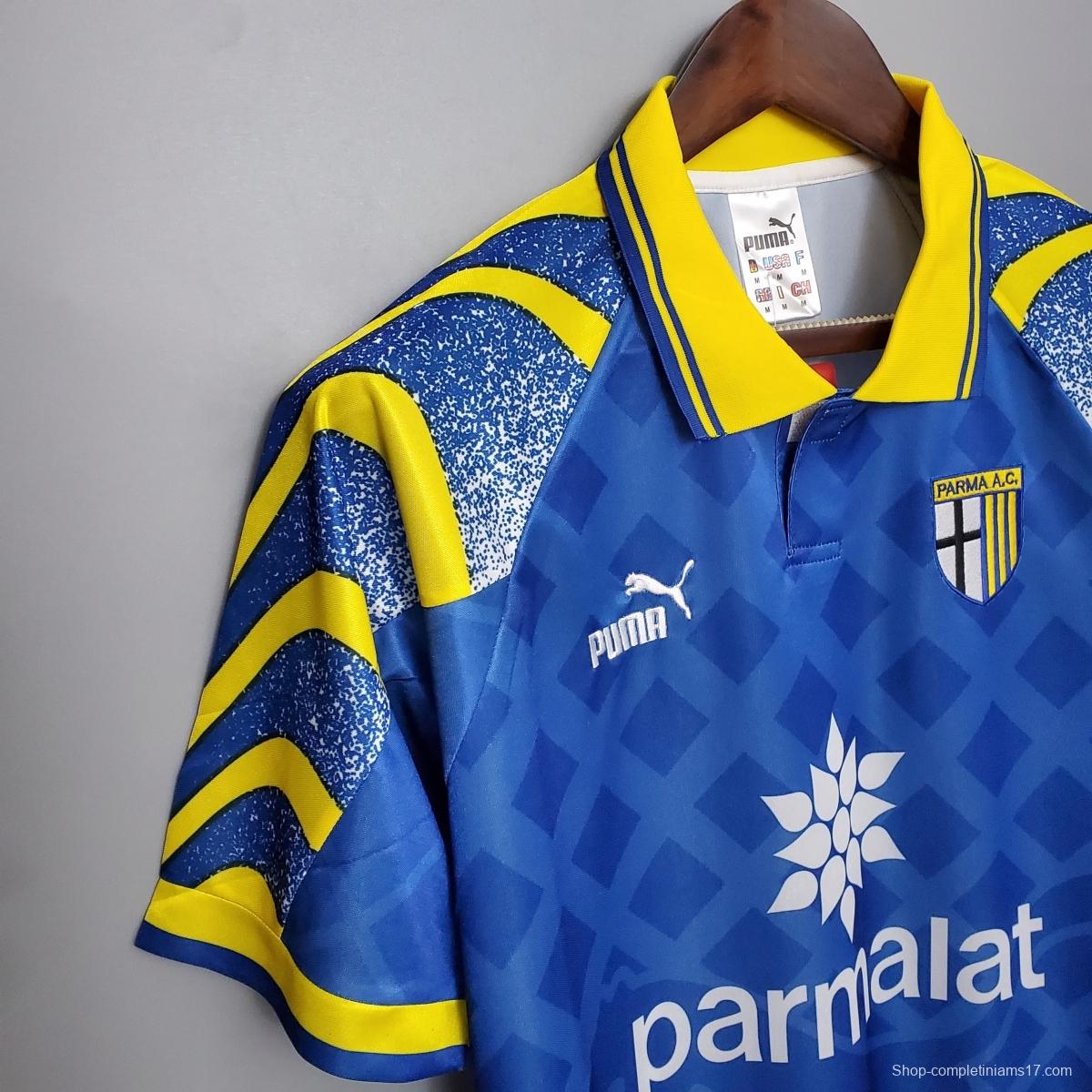 Retro Parma 95/97 Blue Soccer Jersey