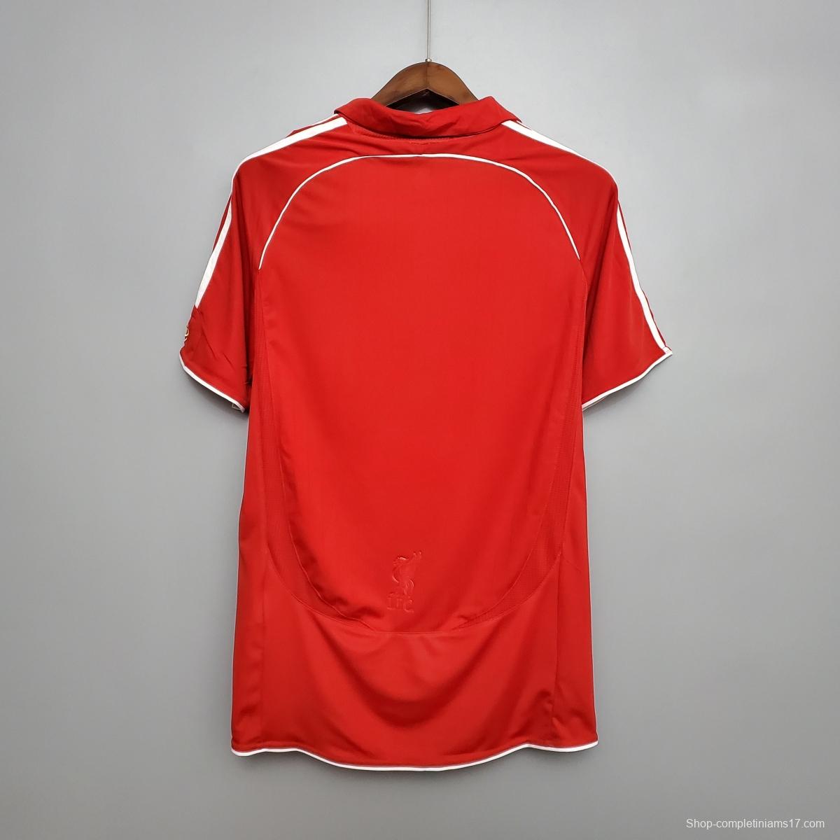 Retro Liverpool 06/07 home Soccer Jersey