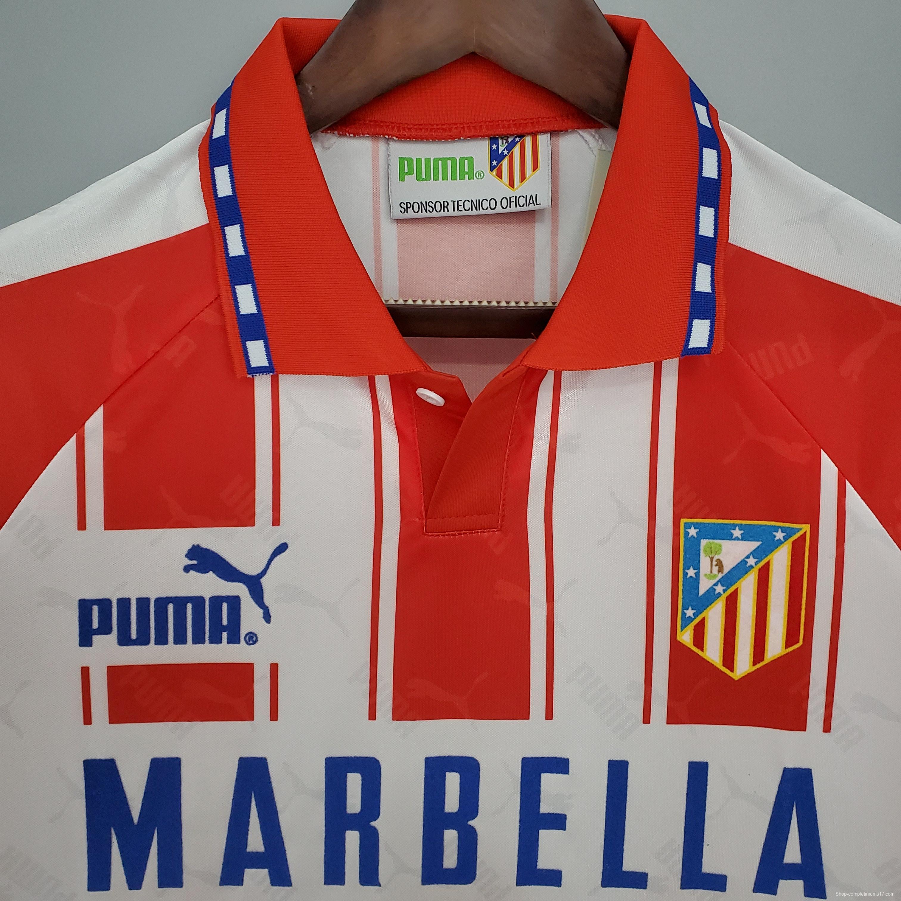 Retro Atletico Madrid 94/95 home Soccer Jersey