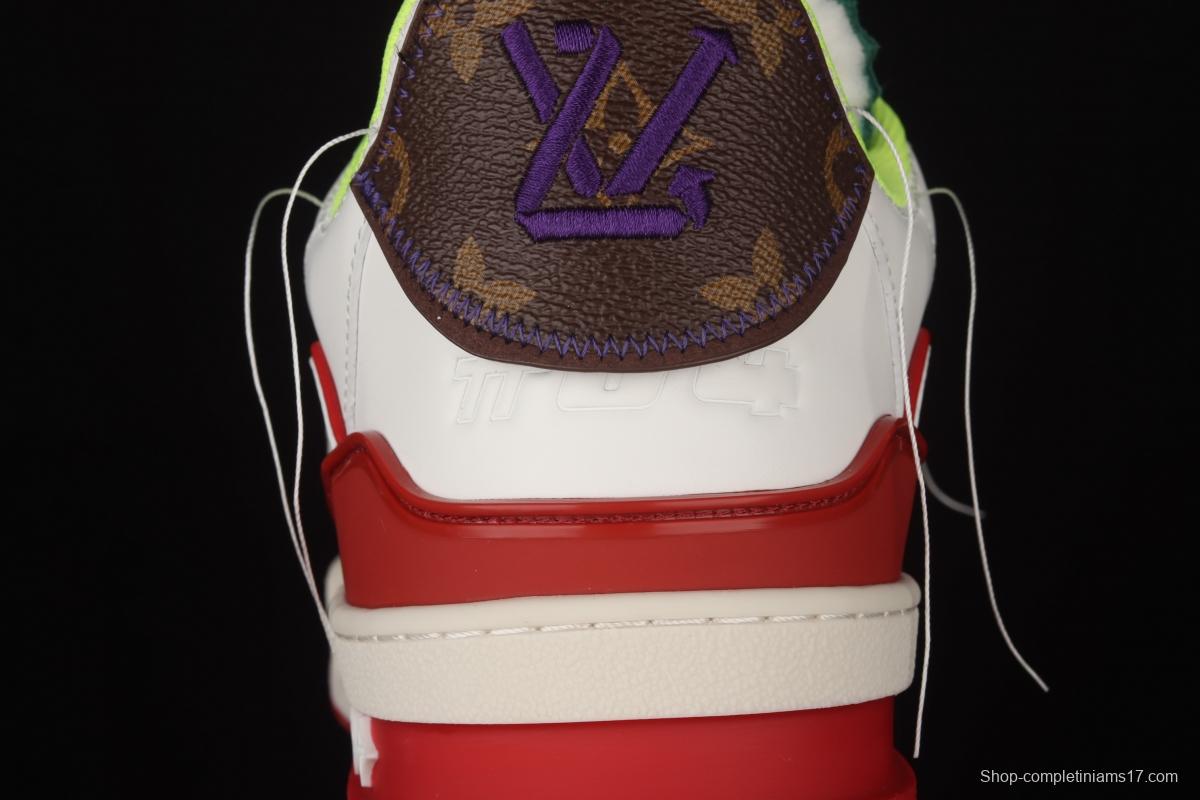 Authentic LV 2021s LV Trainer is limited to the latest color matching in autumn