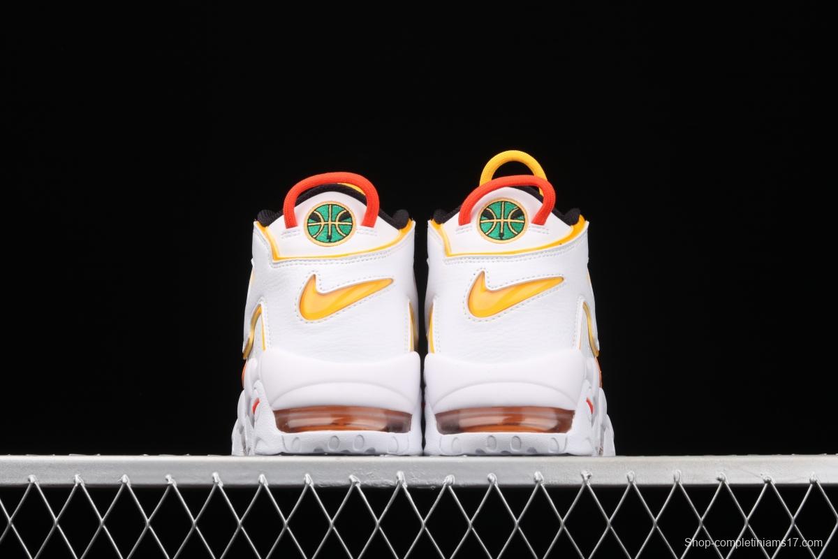 NIKE Air More Uptempo 96 QS Pippen Primary Series Classic High Street Leisure Sports Culture Basketball shoes DD9223-100