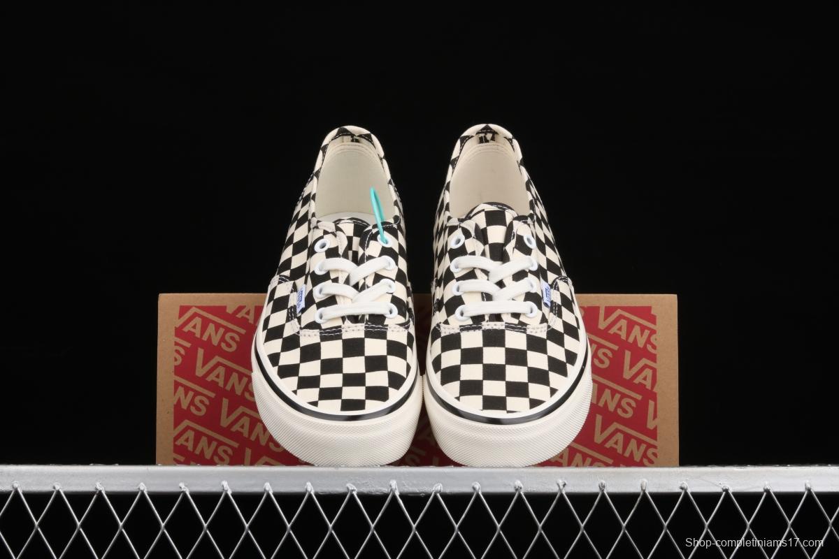 Vans Old Skool Anaheim blue standard four-hole low-side checkerboard vulcanized casual shoes VN0A38ENOAK