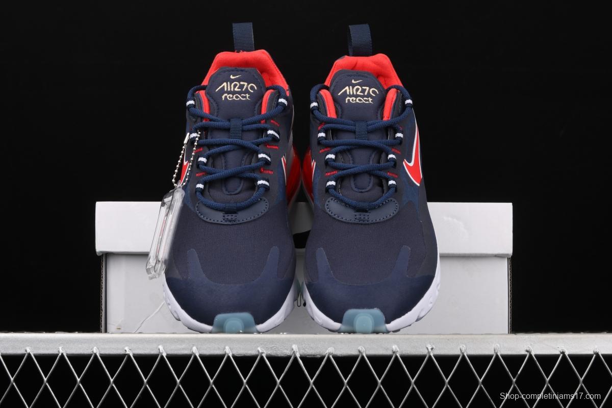 NIKE Air Max 270React new high-frequency mesh function half-palm air cushion running shoes CT1280-400