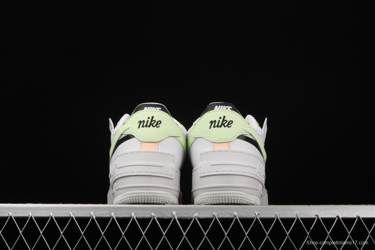 NIKE Air Force 1 ShAdidasow light weight heightened low-top 100-board shoes CI0919-107,