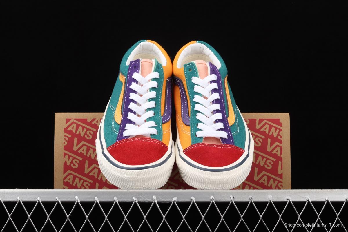 Vans Style 36 ice cream cream blue matching mandarin duck low upper board shoes VN0A54F66T6