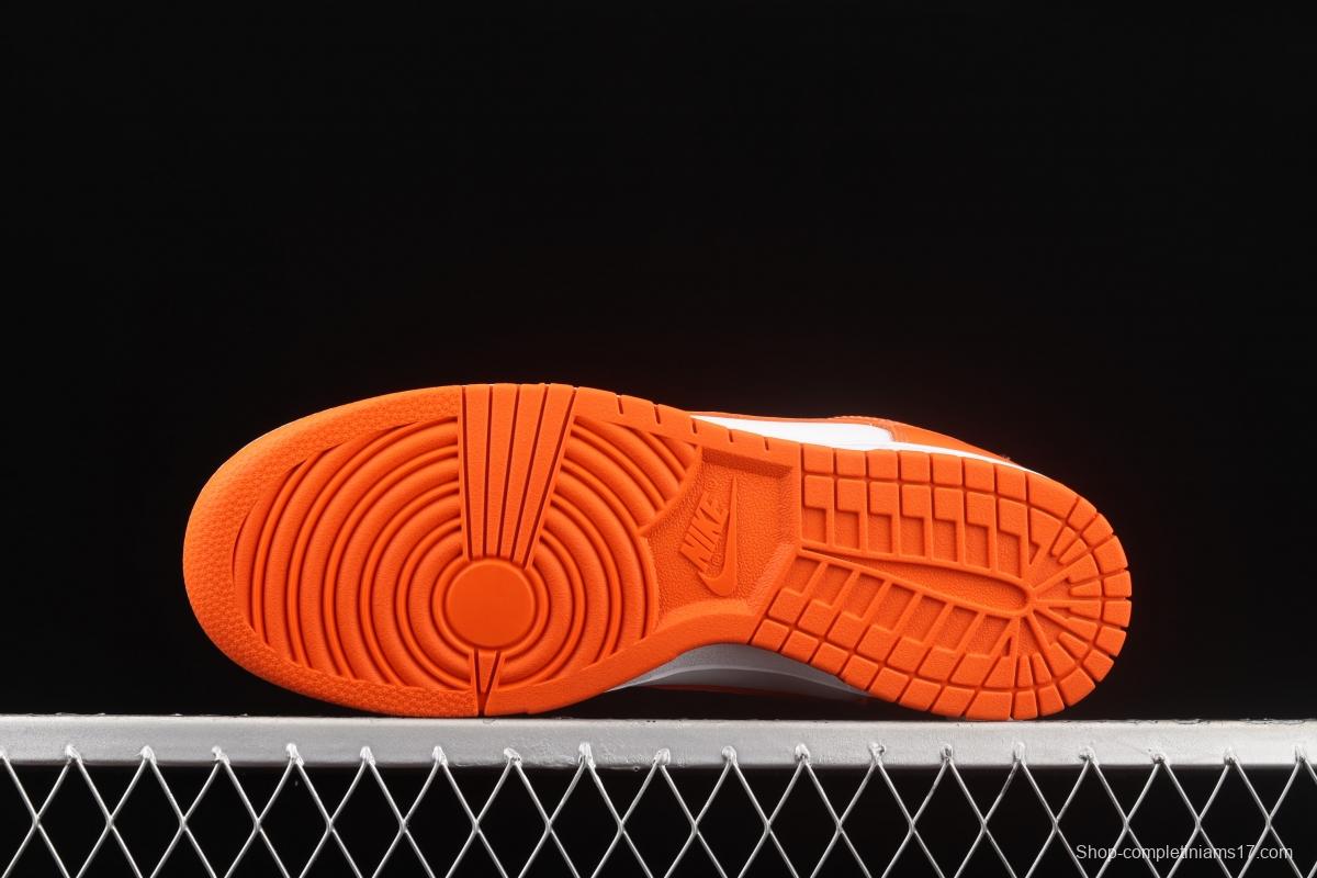 NIKE SB DUNK High Retro Orange Blaze 2021 edition white orange dunk series high top leisure sports skateboard shoes DD1399-101,