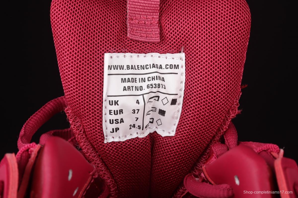 Balenciaga Sneaker Tess s.Gomma MAILLE WHITE/ORANGE 2021ss 3.0 three-generation outdoor concept shoes semi-drag W3CP35600