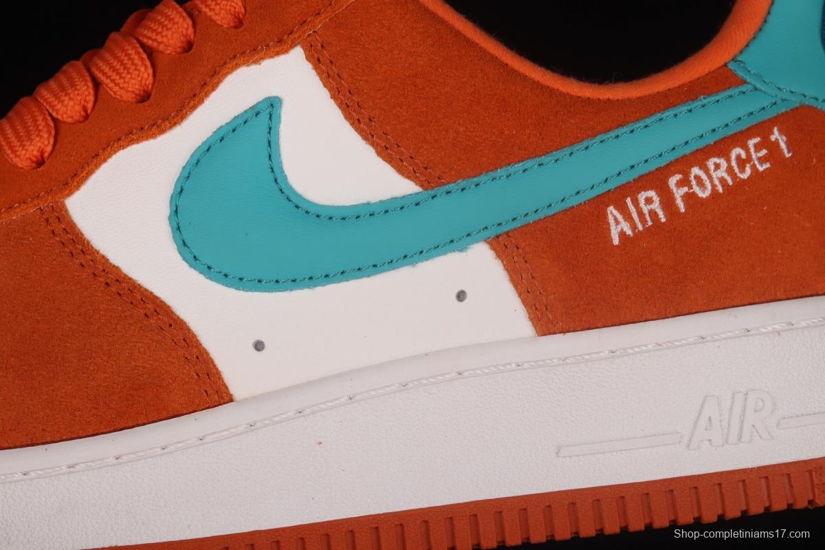 NIKE Air Force 11607 Low Athletic Club white orange low-top casual board shoes DH7568-800