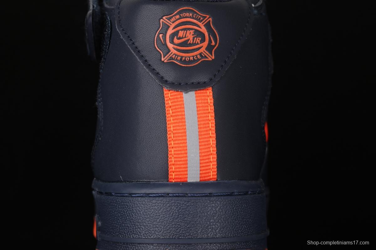 NIKE Air Force 1 Mid Retro Prm QS small hook high top casual board shoes AO1639-400
