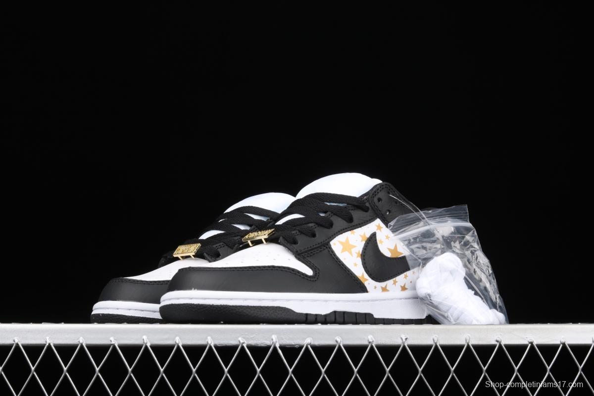 Supreme x NIKE SB DUNK Low joint style leisure sports skateboard shoes DH3228-102
