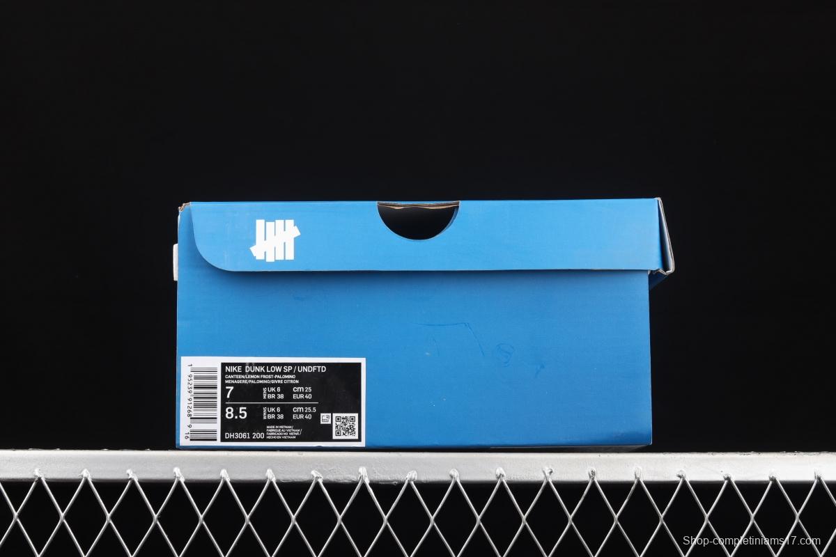 UNDEFEATED x NIKE SB DUNK Low DUNK VS AF-1 Canteen Slam Dunk Series low-top leisure sports skateboard shoes DH3061-200