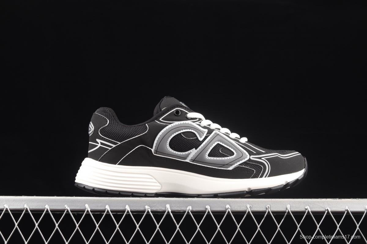 Dior B30 Microfiber Mesh B30 CD series sports shoes LY66140 Black
