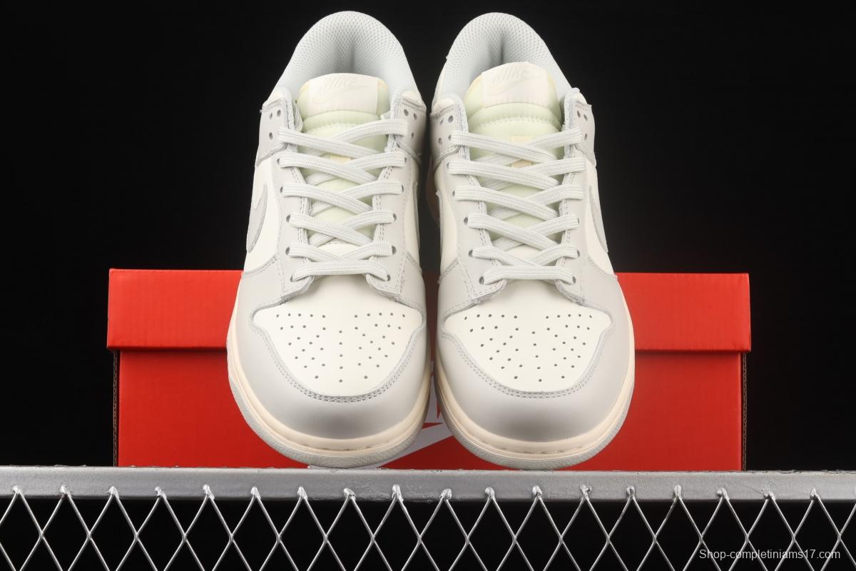 NIKE DUNK Low bone white color SB buckle rebound fashion leisure board shoes DD1503-107