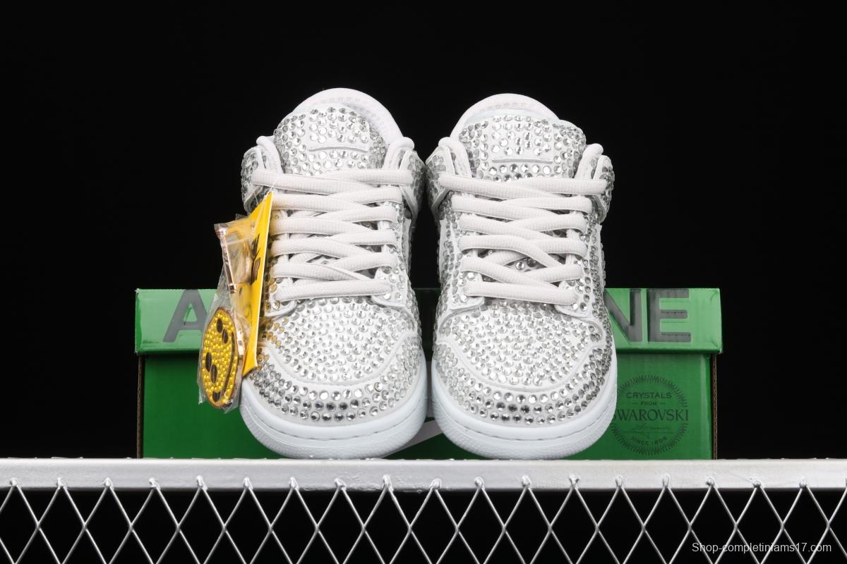 Cactus Plant Flea Market x NIKE DUNK Low co-authored white low-top skateboard shoes CZ2670-001