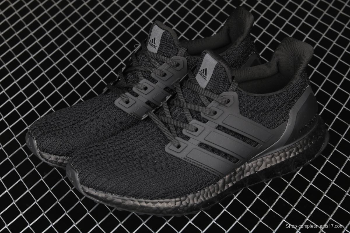 Adidas Ultra Boost 4.0BB6171 fourth generation knitted striped gray-black UB