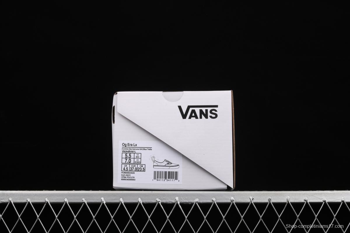 Vans Vault x CDG Girl small fresh joint series blue control low-top casual board shoes VN0A4BVA61L