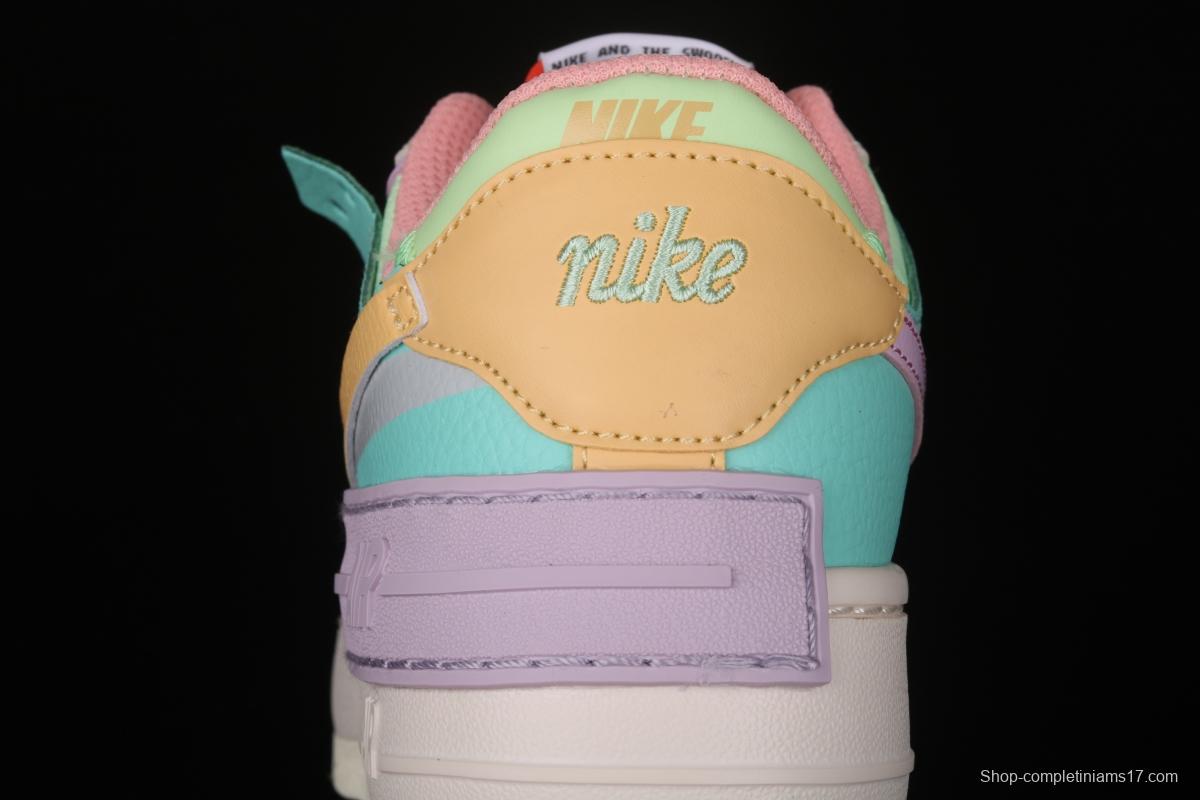 NIKE Air Force 1 ShAdidasow Tropical Twist light weight heighten low-top board shoes CI0919-101,