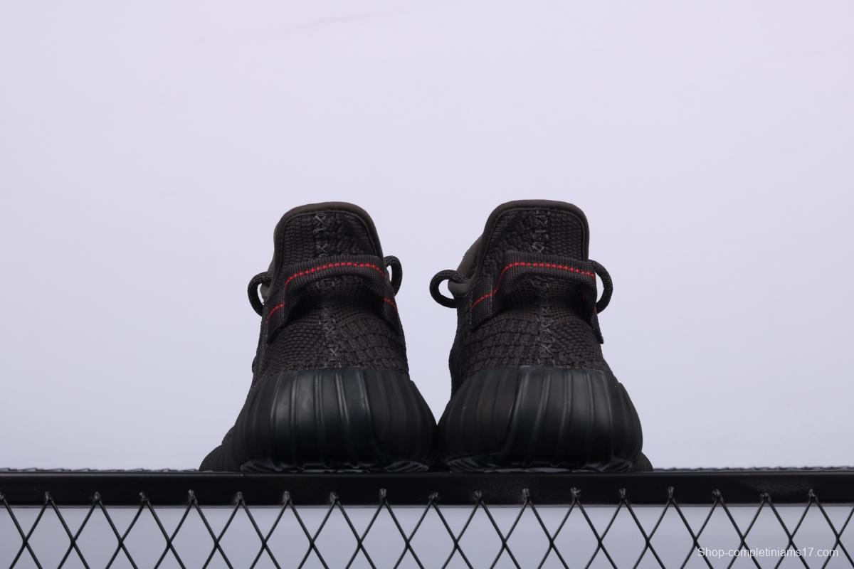 Adidas Yeezy 350 Boost V2 FU9006 Darth Coconut 350 second generation black angel hollowed-out silk color matching