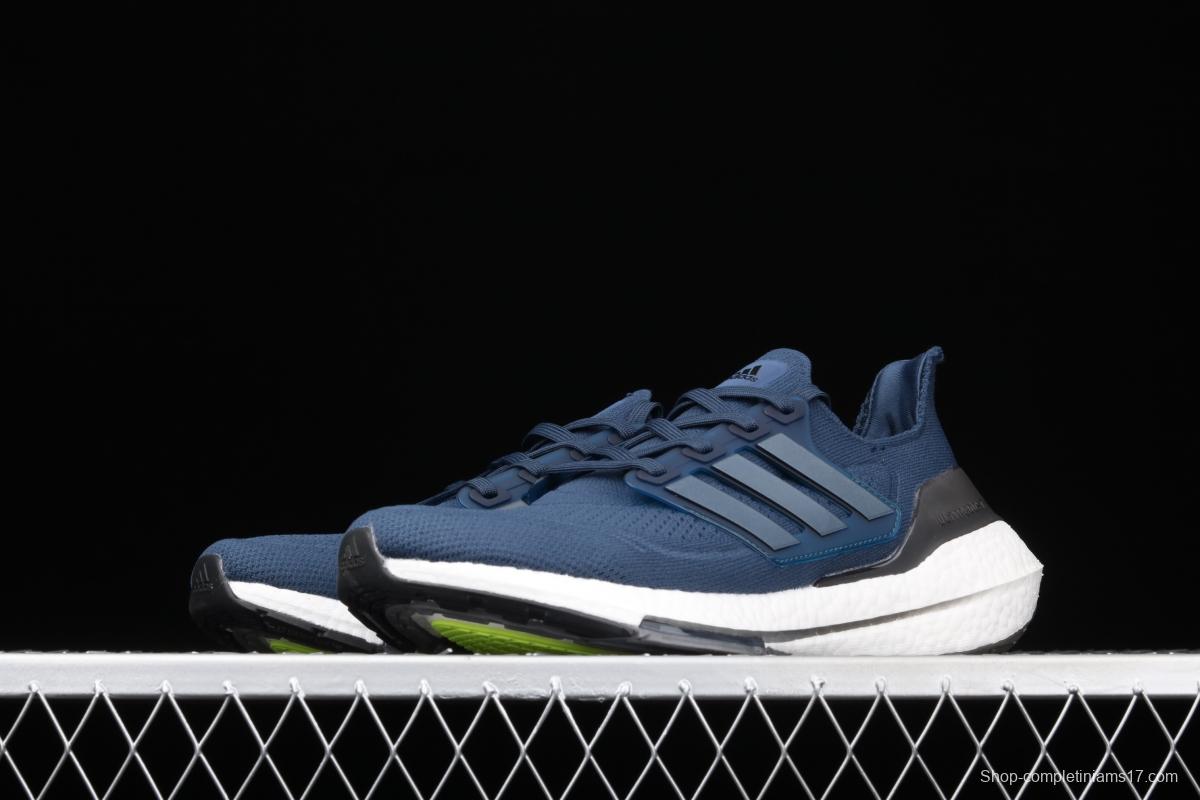 Adidas Ultra Boost 21 Consortium FY0350 Das new thick-soled popcorn running shoes