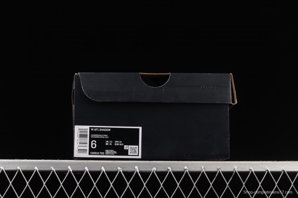 NIKE Air Force 1 ShAdidasow light weight heightened low-top 100-board shoes CI0919-700