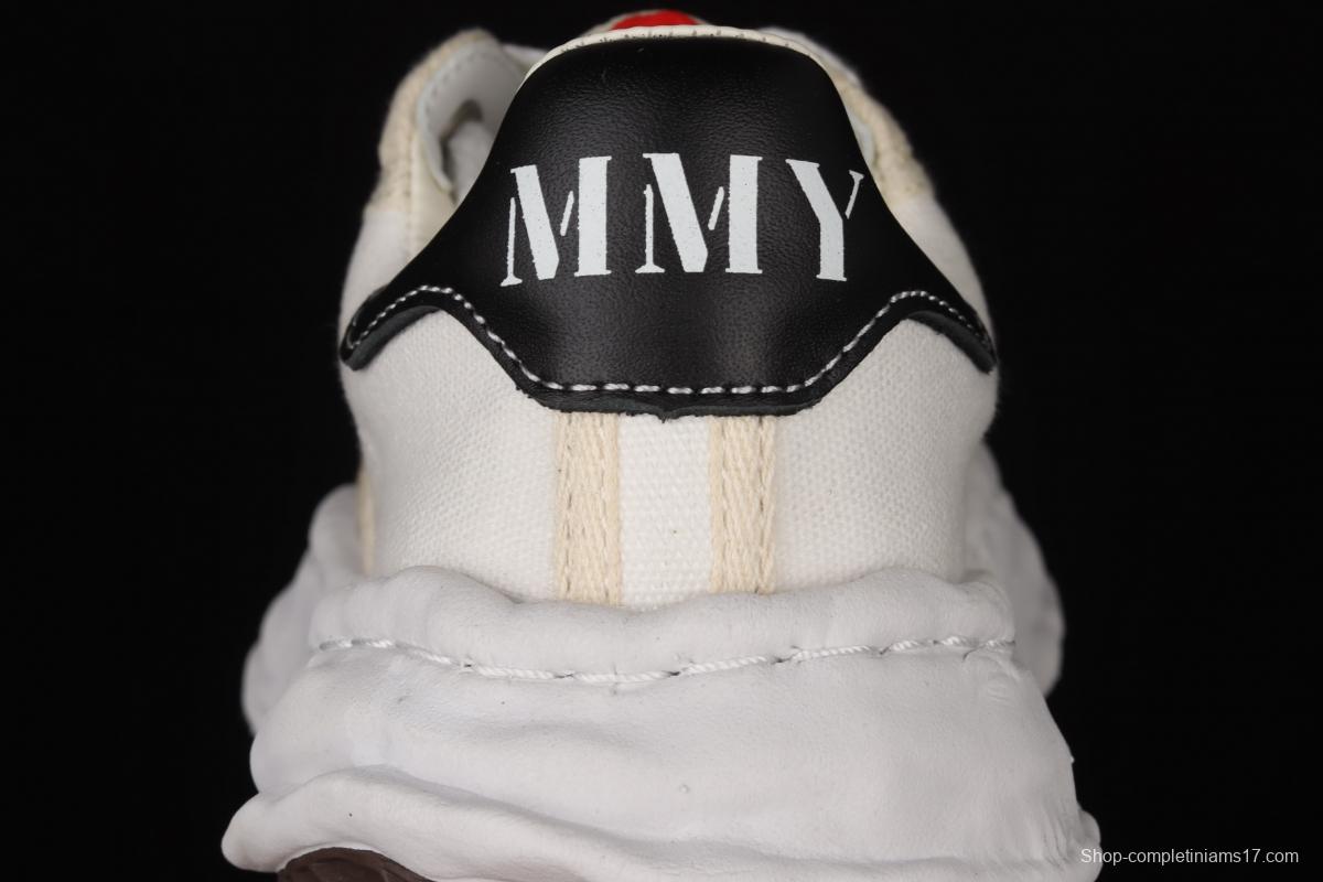MMY/Maison MIHARA YASUHIRO Wayne Original Sole Leather Low Sneaker Japanese Conceptual Fashion designer Mihara Kangyu brand shell front page deformation retro dissolved wind ice cake bottom low gang 100