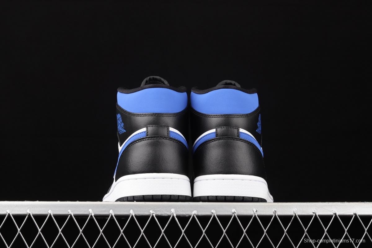 Air Jordan 1 Mid Royal Blue Zhongbang Basketball shoes 554724-140