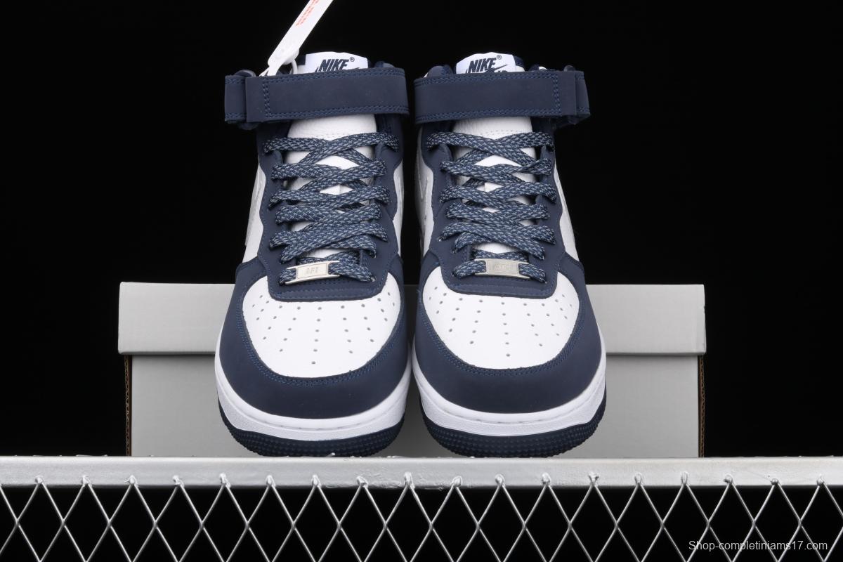NIKE Air Force 11607 Mid midnight blue Zhongbang casual board shoes AQ2263-115