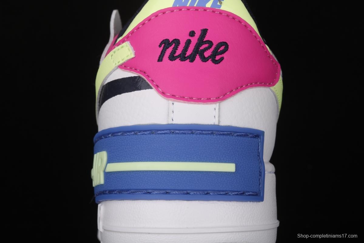 NIKE Air Force 1 ShAdidasow light weight heightened low-top board shoes CJ1641-100