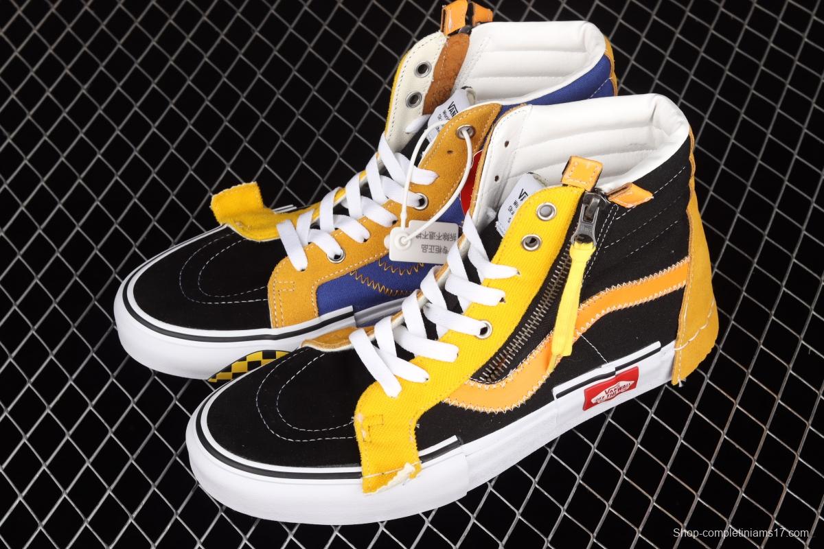 Vans SK8-Hi Reissue Ca Vance deconstructs and splices VN0A3WM15FG of high-top vulcanized shoes