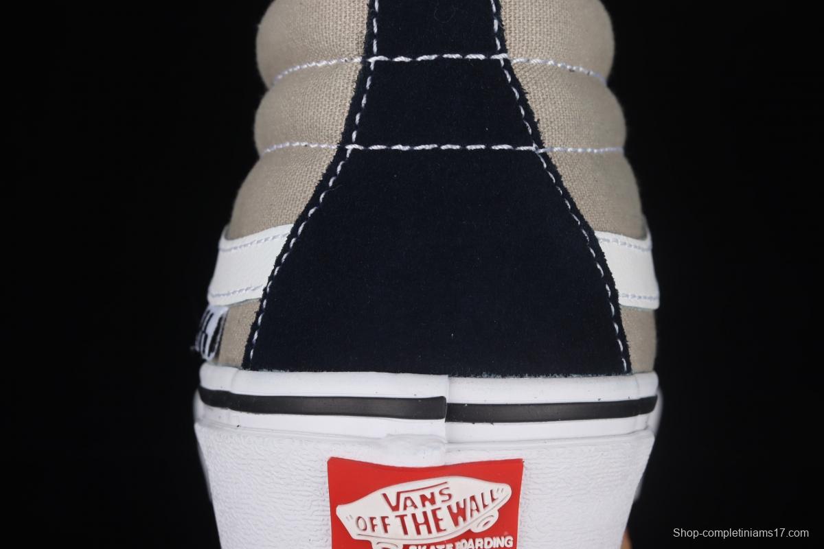 Vans SK8-Mid Pro side checkerboard small mark middle side professional skateboard shoes VN0A3WM32PD