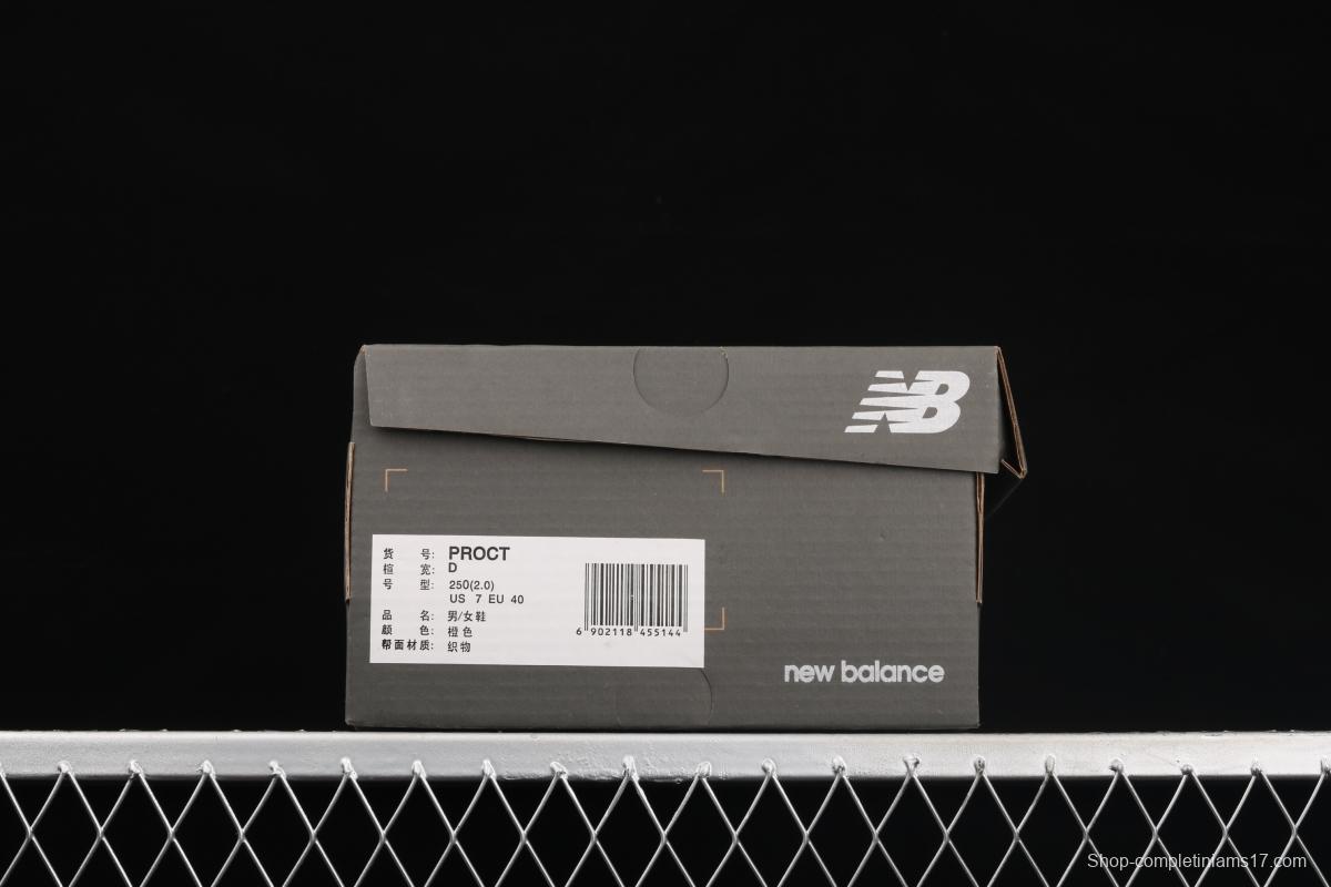 New Balance Proctsen New Bailun retro smile canvas leisure classic campus board shoes PROCT orange