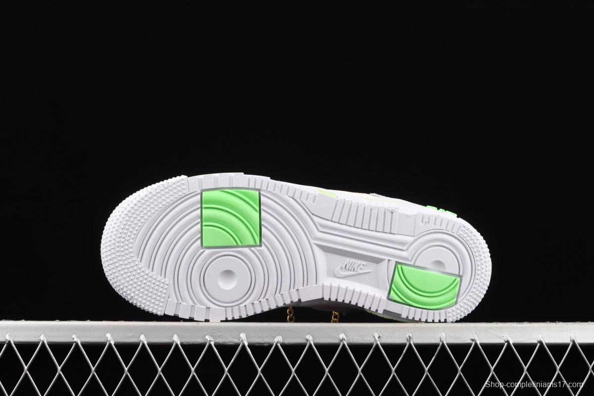 NIKE Air Force 1 Pixel deconstructs Leisure Board shoes DD2330-511L