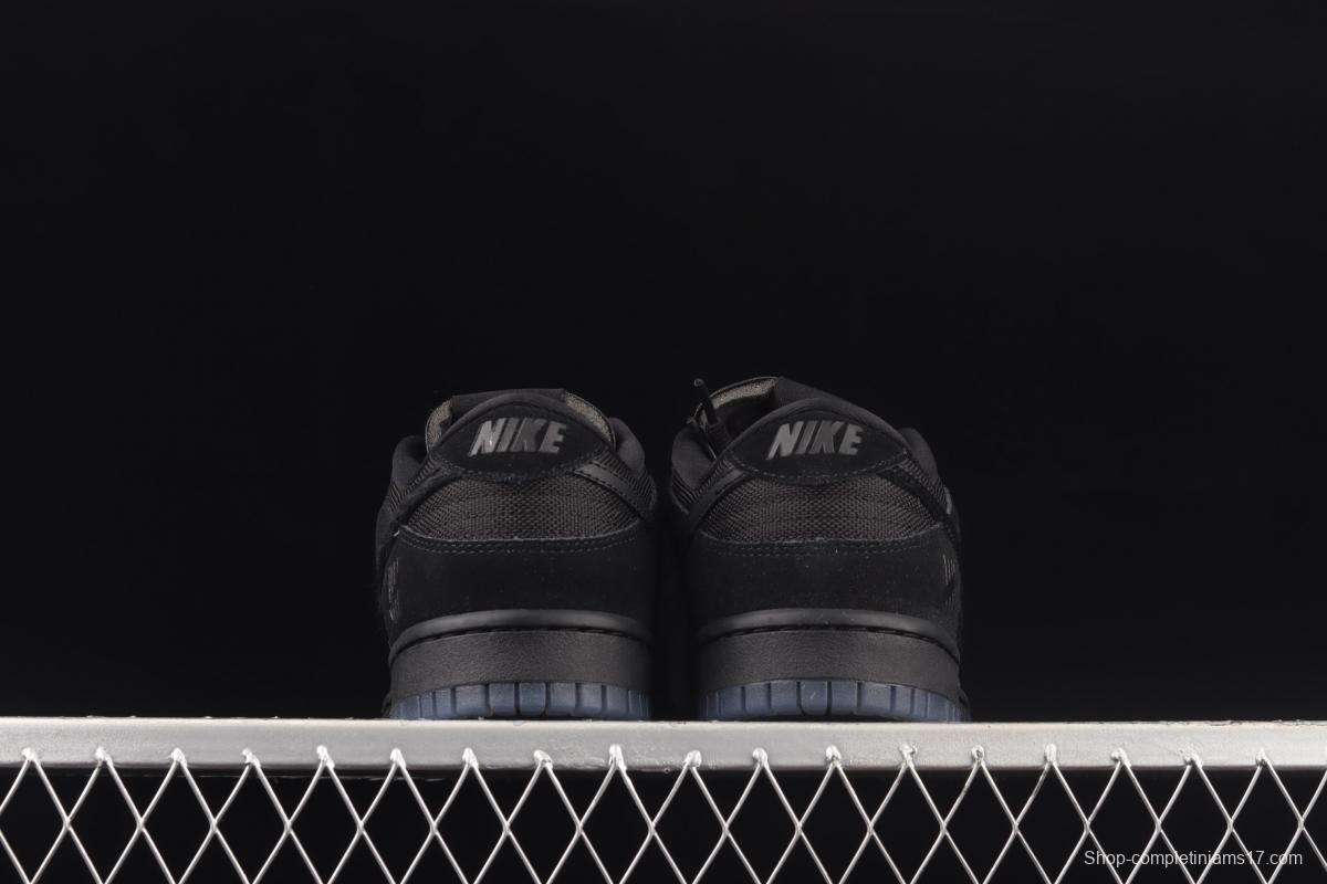 UNDFEATED x NIKE DUNK Low black soul color dunk series low-side leisure sports skateboard shoes DO9329-001