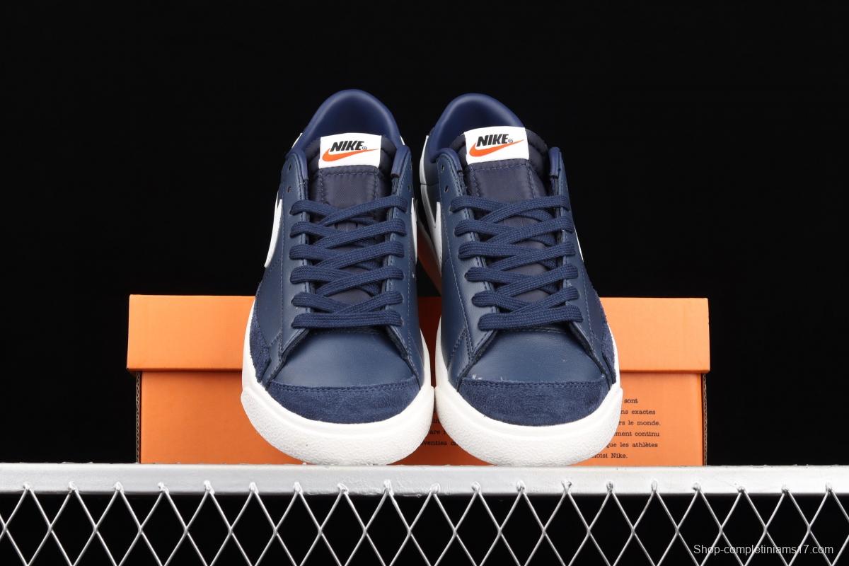 NIKE Blazer Low Prm Trail Blazers leather skateboard shoes DA6364-400
