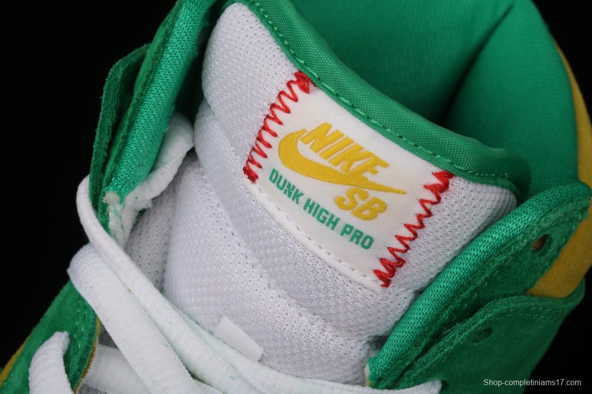 NIKE SB DUNK High Pro Oakland sports team high top fashion casual board shoes 305050-337