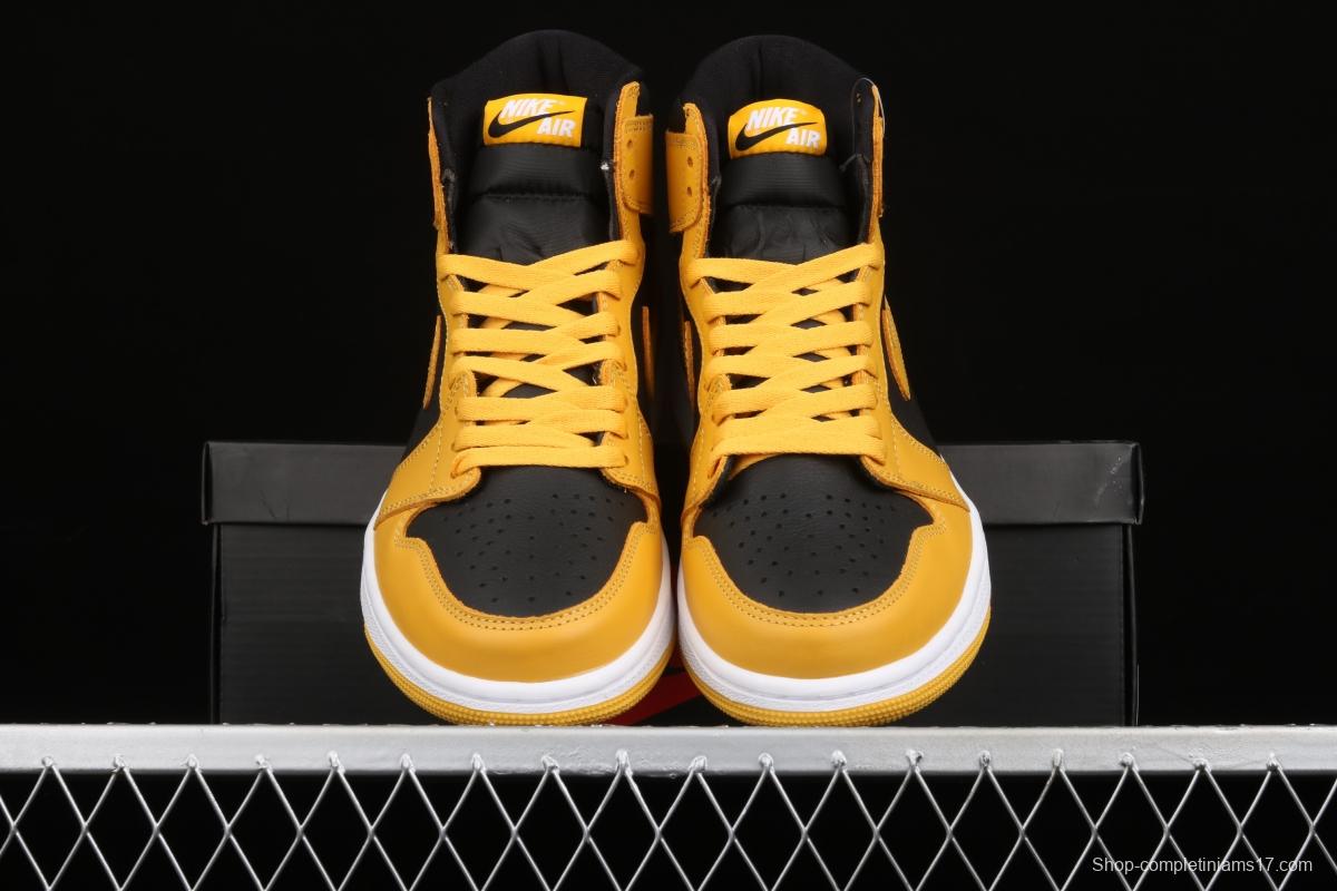 Air Jordan 1 High OG Pollen black and yellow 555088-701