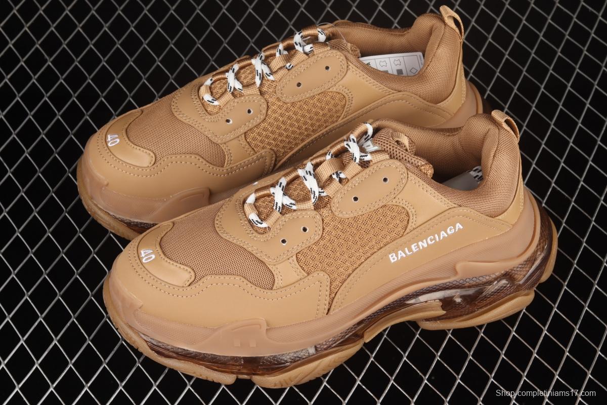 Balenciaga Triple S 3.0 full-combination nitrogen crystal outsole W2GA12706 for retro casual running shoes