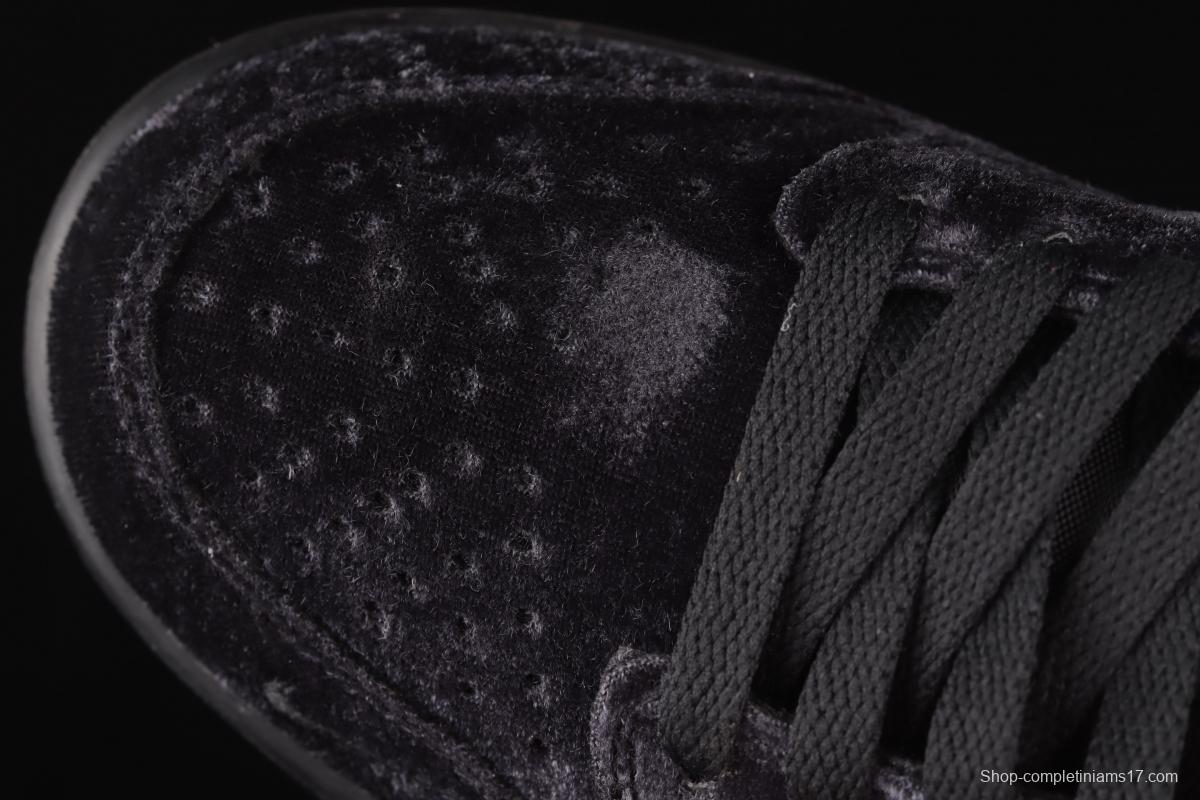 Dover Street Market x NIKE DUNK Low Triple Black Black Valentine's Day SB Slam Dunk Series low-top skateboard shoes DH2686-002