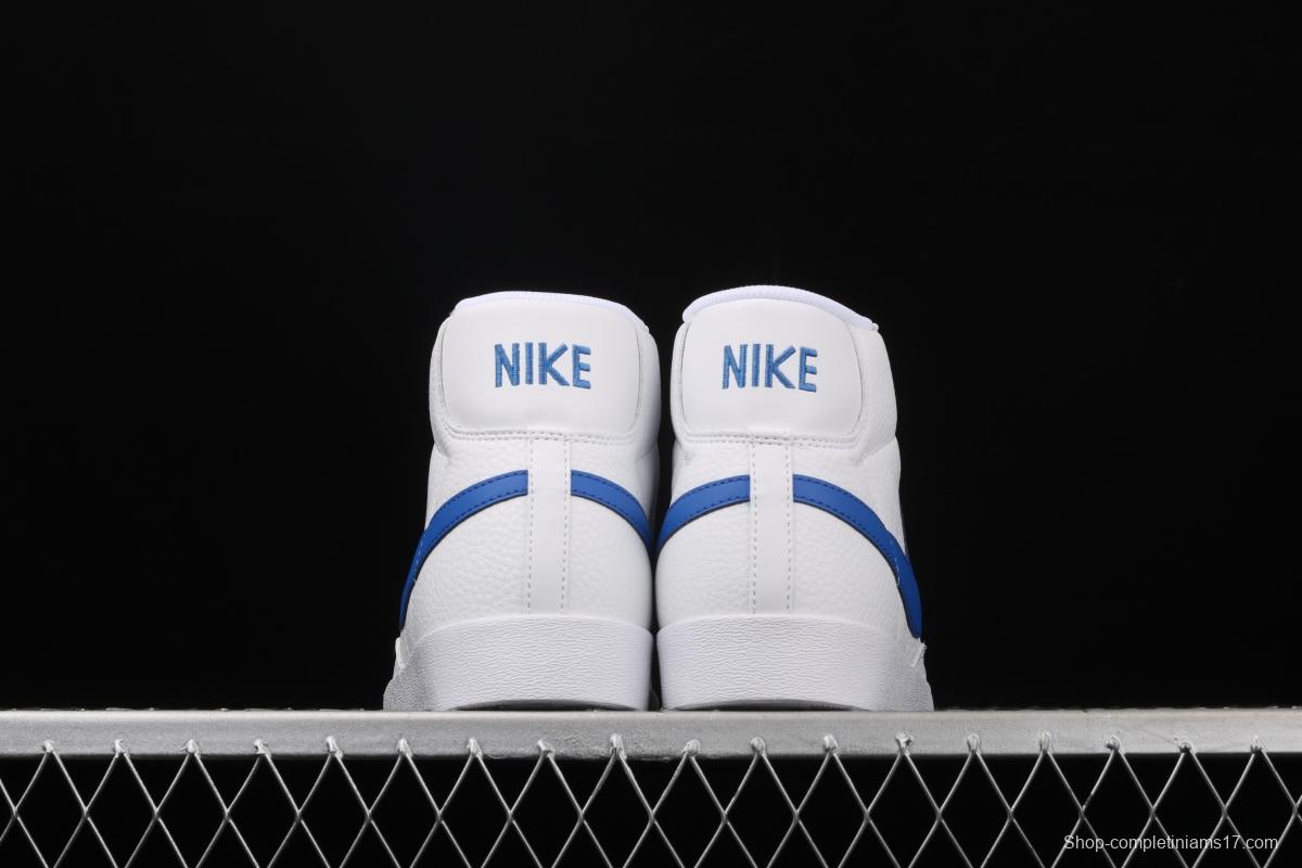 NIKE Blazer Mid Retro trailblazer leather high-top leisure sports board shoes 845054-100