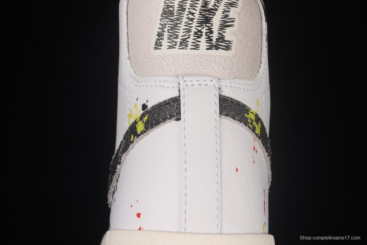 NIKE Blazer Mid'77 SE Trail Blazers high-top casual board shoes DC7331-100