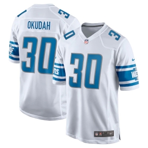 Men's Jeff Okudah White 2020 Draft First Round Pick Player Limited Team Jersey