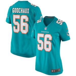 Women's Davon Godchaux Aqua Player Limited Team Jersey