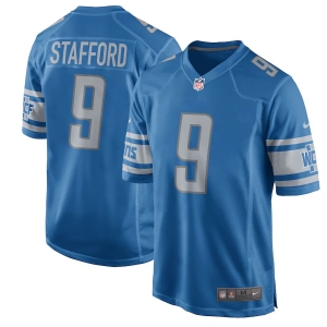 Men's Matthew Stafford Blue 2017 Player Limited Team Jersey