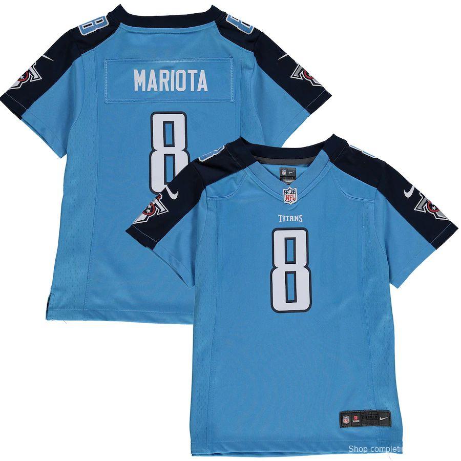 Toddler Marcus Mariota Light Blue Player Limited Team Jersey