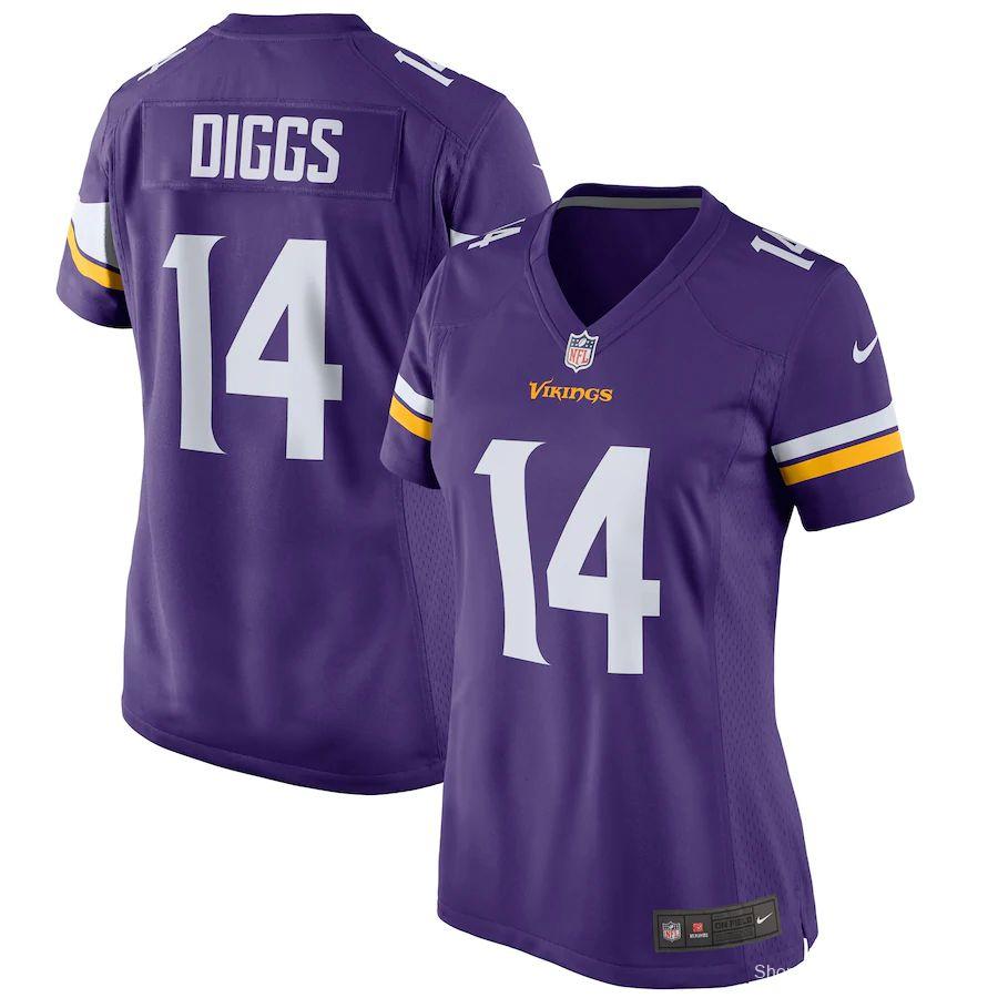 Women's Stefon Diggs Purple Player Limited Team Jersey