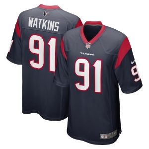 Men's Carlos Watkins Navy Player Limited Team Jersey